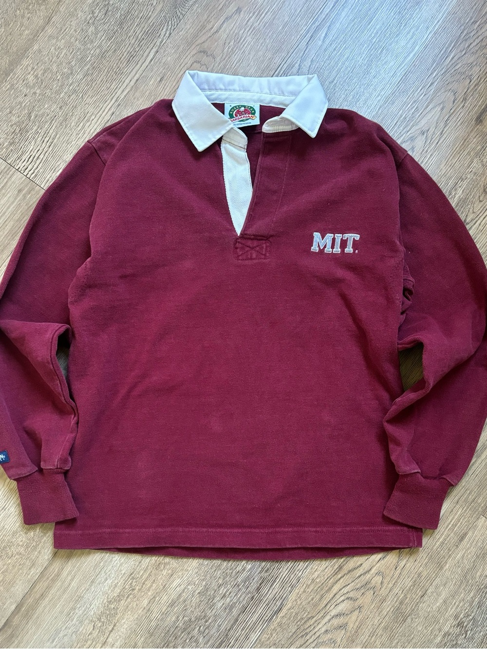Barbarian Rugby Wear MIT Red Polo Shirt